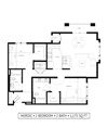 Gabella at Parkside Apartments in Apple Valley, MN Two Bedroom Two Bathroom Floor Plan